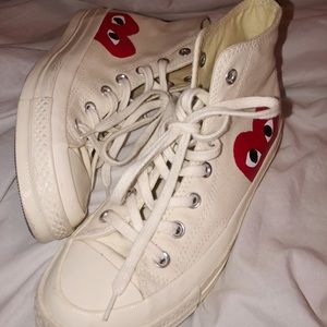 Hidden Heart high top converse